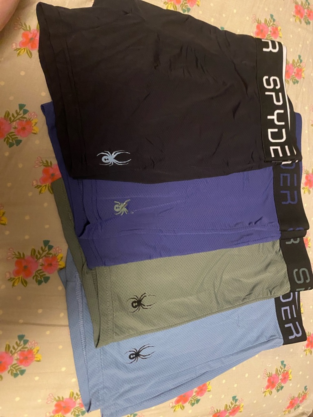 Spyder Men's Performance Boxer Briefs 4 pack